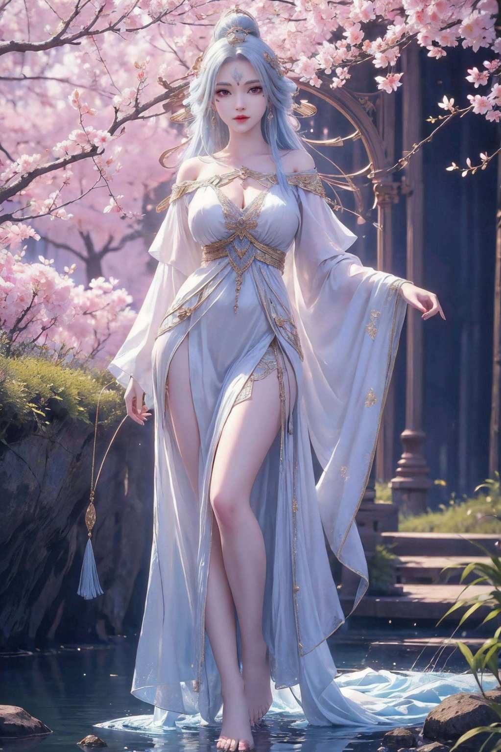 奉眠图绘神女眷思