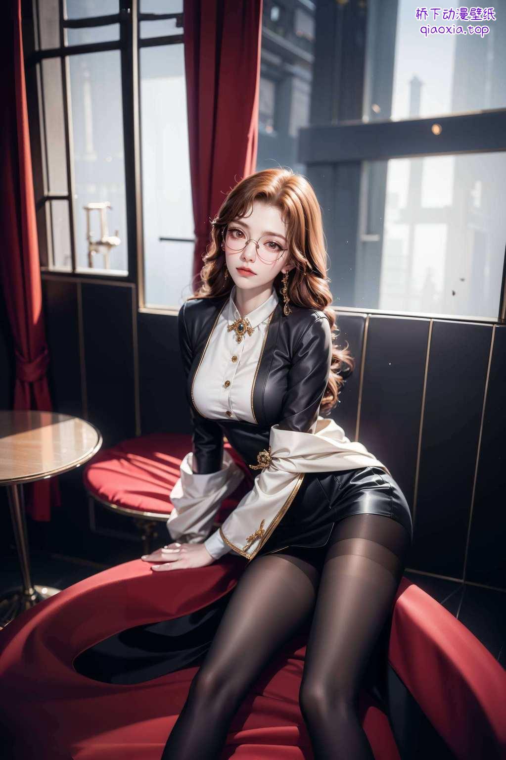 绽放绝世魅力！国漫美女橘子姐快来看看这位国漫女神如何以一袭极简风壁纸
