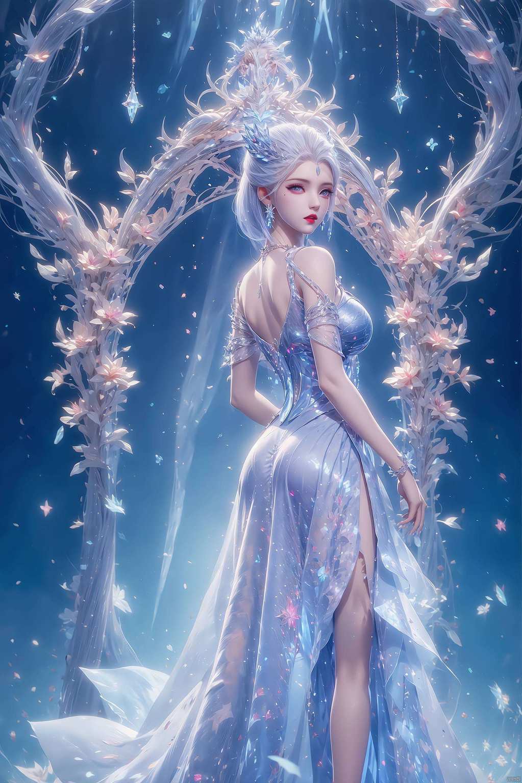 这款绝世唐门雪女壁纸仙气绕指柔