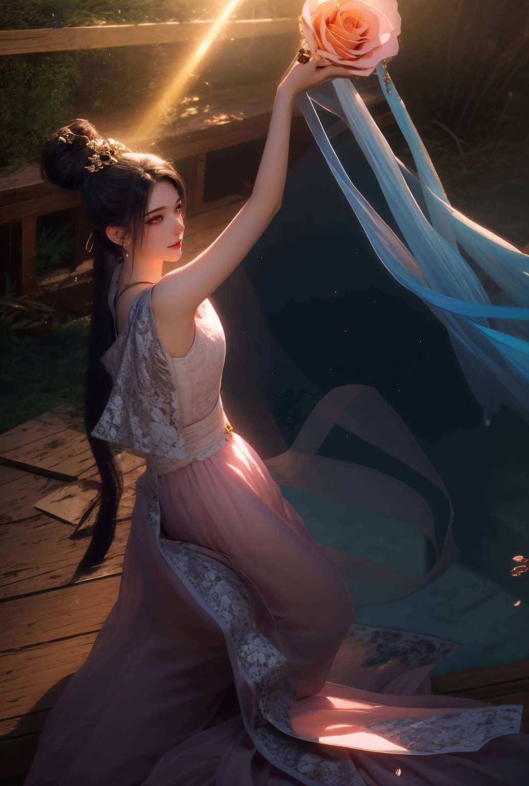 这可真是美到爆炸的南宫夕儿高清电脑壁纸啊！看这细腻的线条和国漫独有的韵味