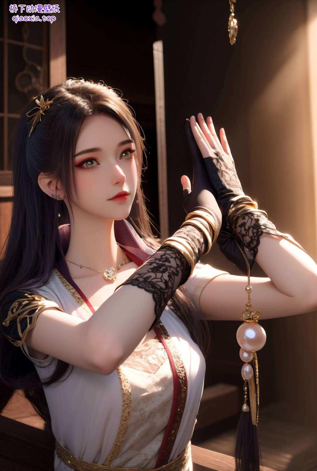 同时还能欣赏国漫女神的绝美风华吗？来来来放在手机上