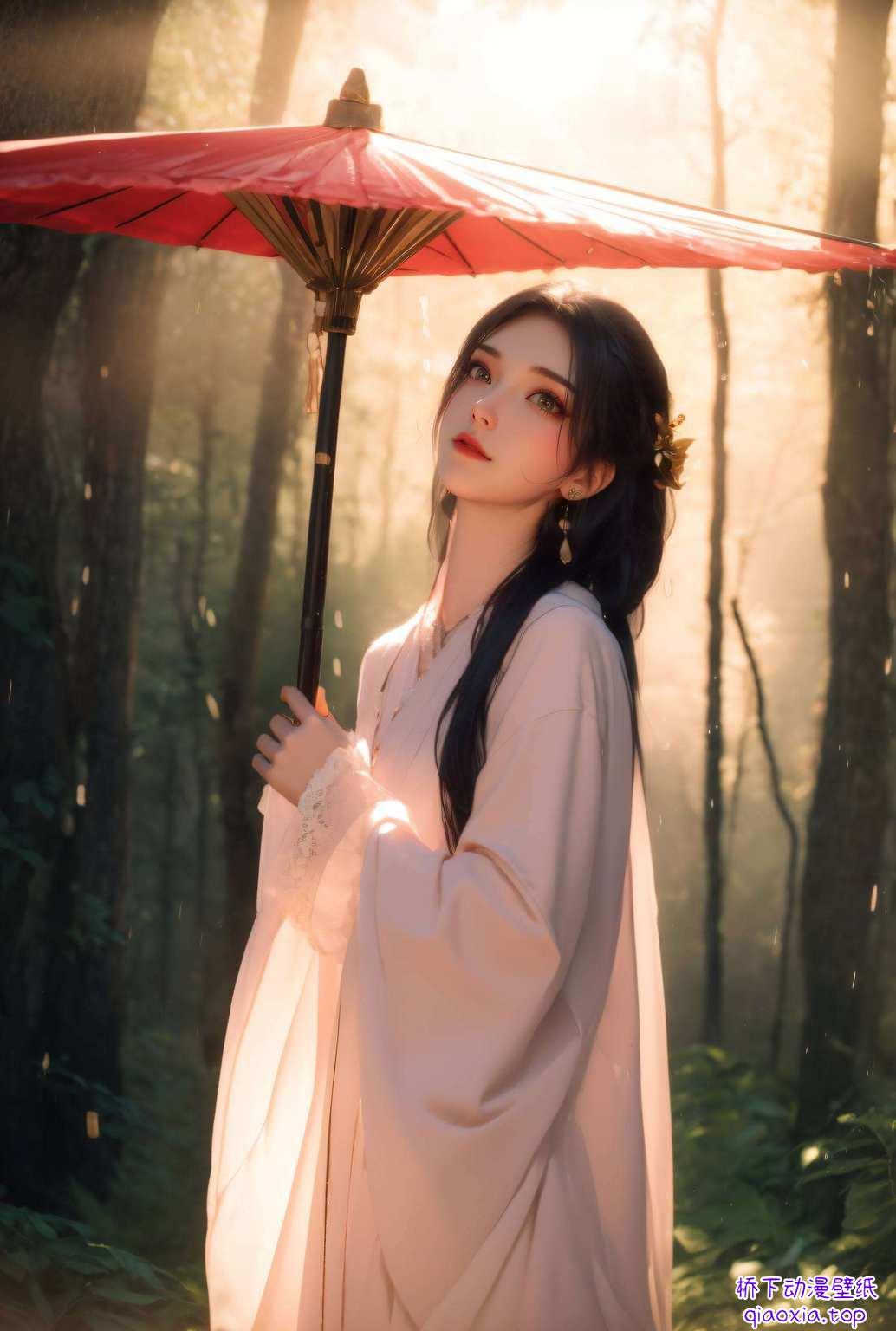 被誉为国漫美女的代表人物今天给大家推荐一款绝美的手机壁纸——AI范例完美像素iPhone粉色版