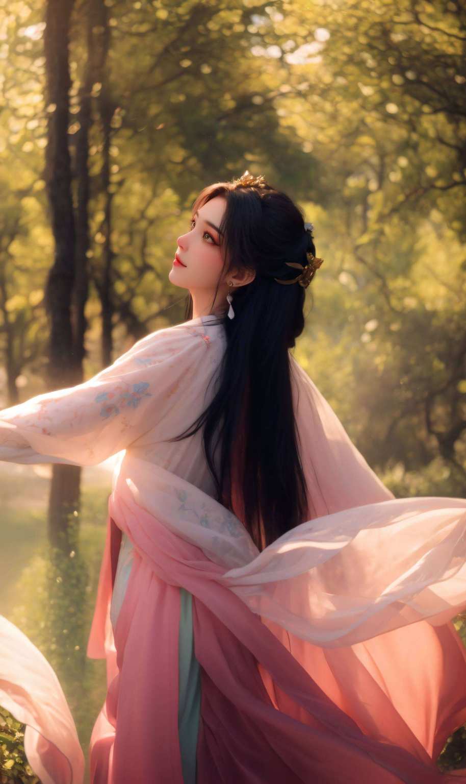 以其独特的魅力和深邃的眼神身姿曼妙