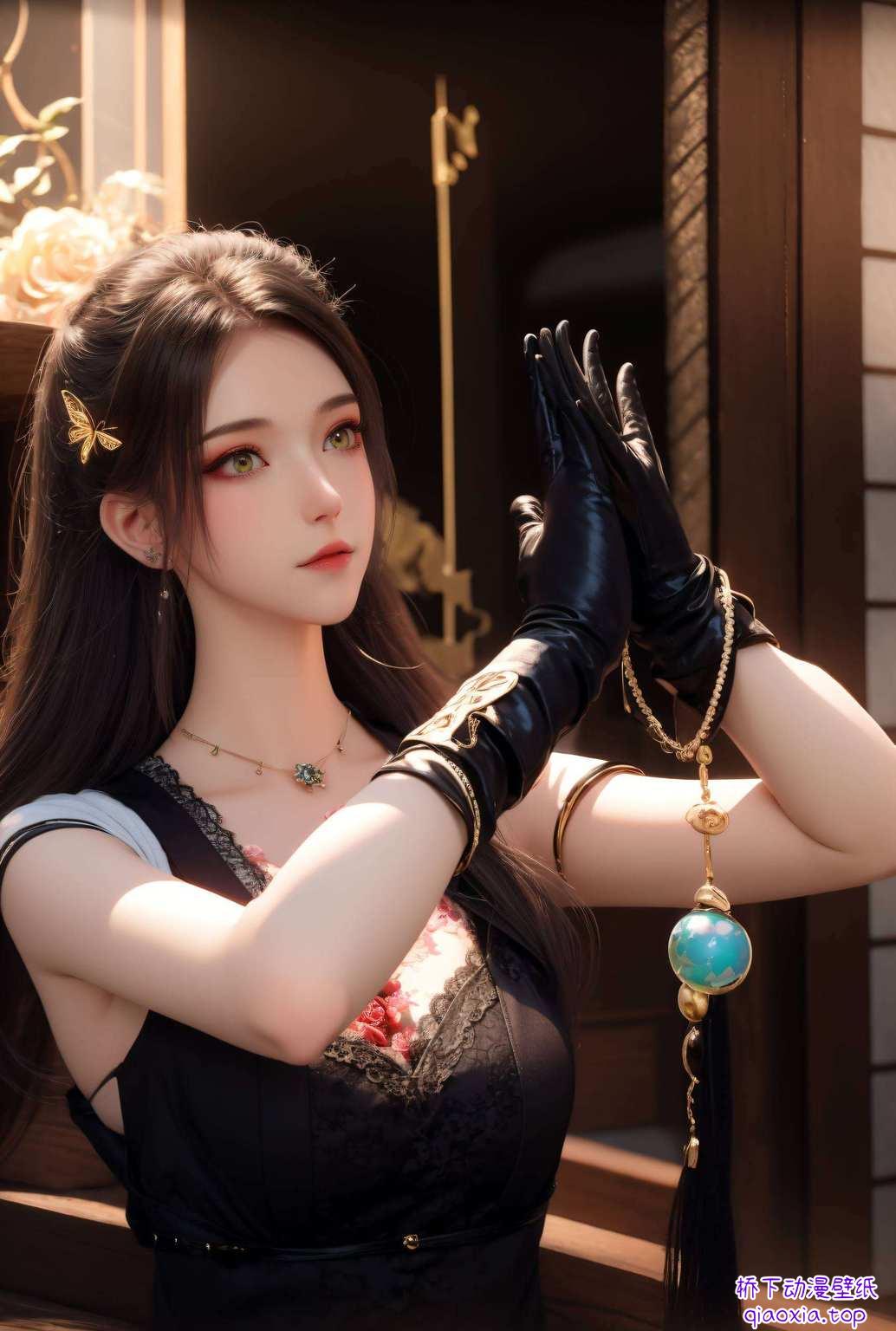 动态壁纸上的她仿佛要从屏幕中走出不仅让无数粉丝为之倾倒