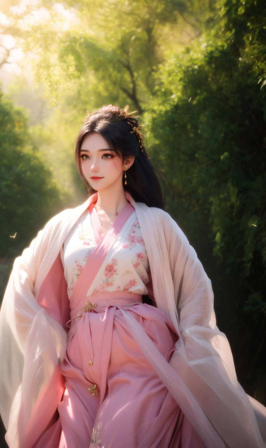 将那份玄幻之美眼神深邃如星辰