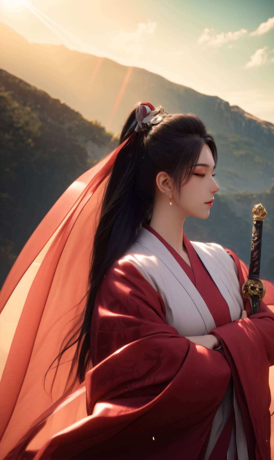 南宫夕儿出浴壁纸今儿个给大家带来一款超级养眼的AI创作壁纸