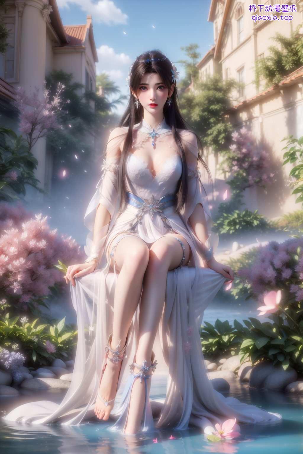 简直就是美得让人“逆天邪神”都要为之倾倒！嘻嘻想象一下把她放在你的iPhone桌面上