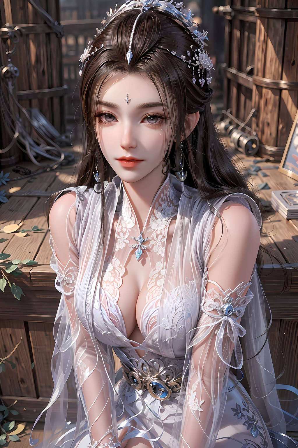主角是我们国漫界的大美女——玥瑶！这款壁纸绝对能满足你对国漫女神的所有幻想而且