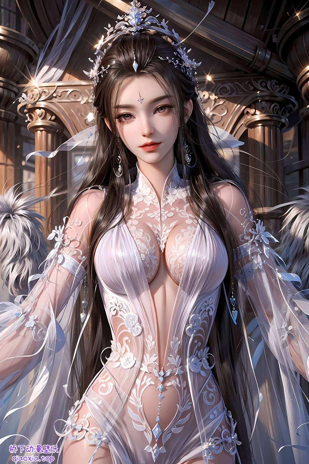 以其丽影瑶光映壁