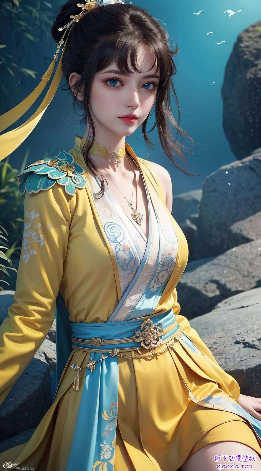 她的壁纸来啦！这位大美女眼神里藏着星辰大海这些壁纸都是极简风格