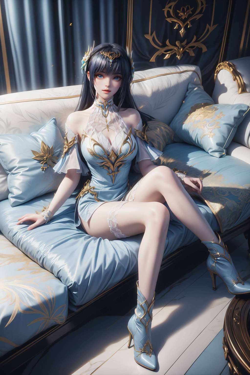 那如诗如画的国漫女神她的美