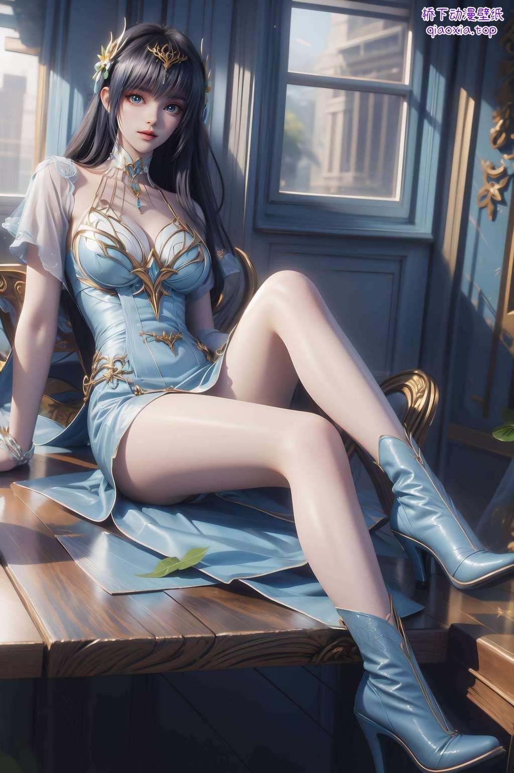 漫溢光彩；动漫美女玄幻世界