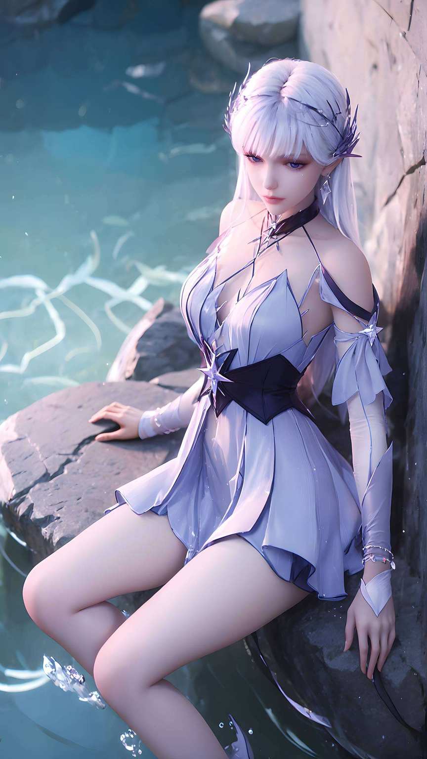 动漫迷们！想换电脑壁纸吗？快来看看这款超美的圣采儿壁纸3D版！国漫女神圣采儿以惊艳的形象亮相360度无死角的美貌