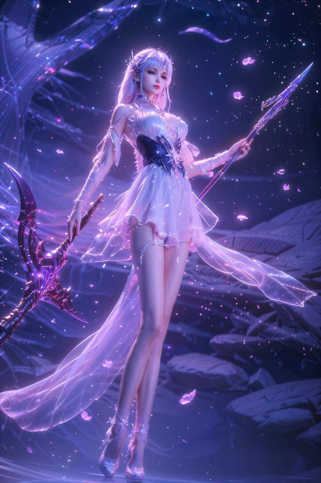 圣采儿仿佛从玄幻世界中走来