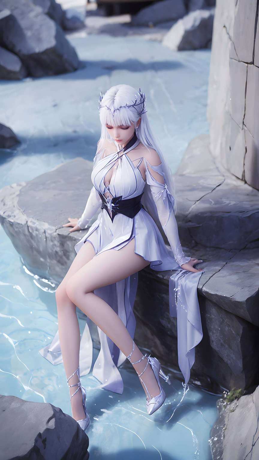 快来一睹圣采儿的风采吧！玄幻世界的美女