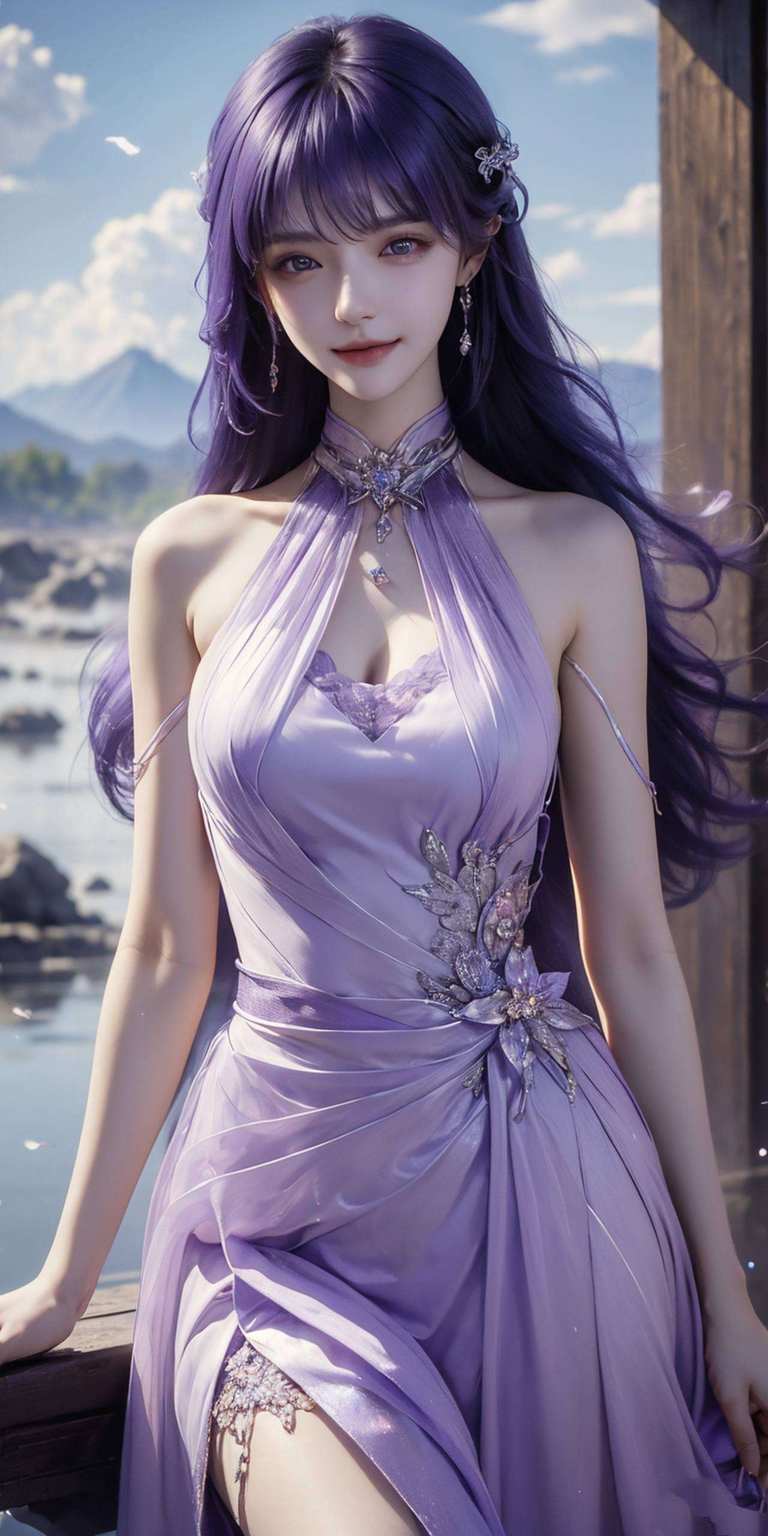 翩翩起舞宛若壁画中走出之国漫女神