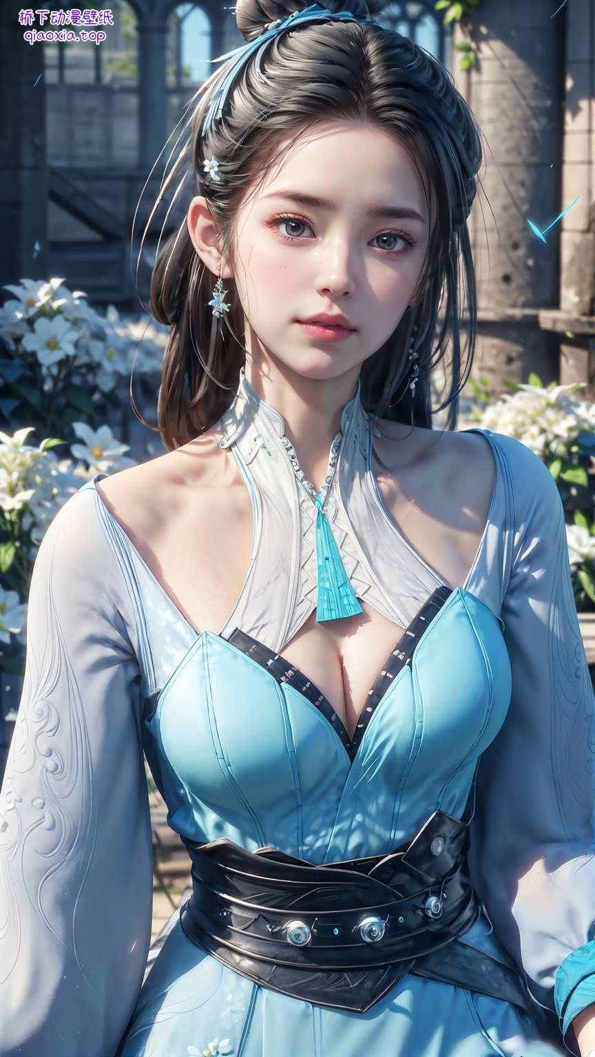 师兄啊师兄尽在蓝灵娥！这位灵动飘逸的玄幻女神