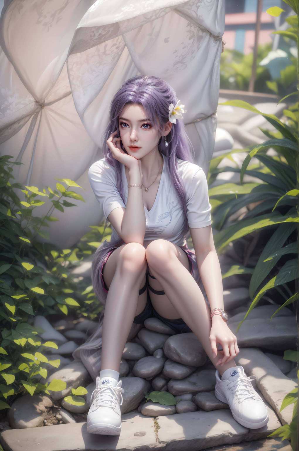 一瞥间感受那份玄幻的宁静快来看看这位师兄