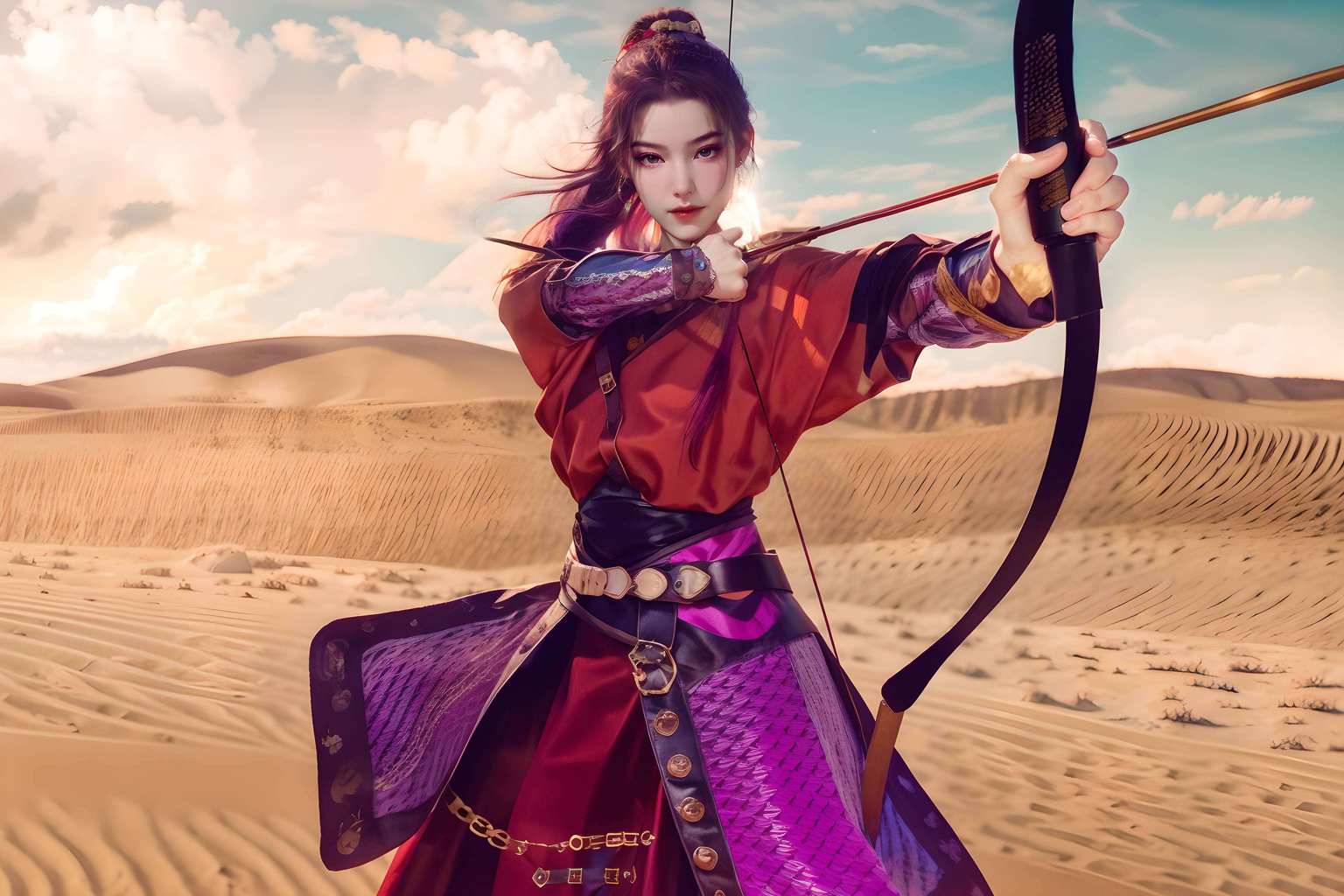 仿佛能召唤出一场玄幻的冒险让她成为电脑屏幕上最亮眼的风景线！