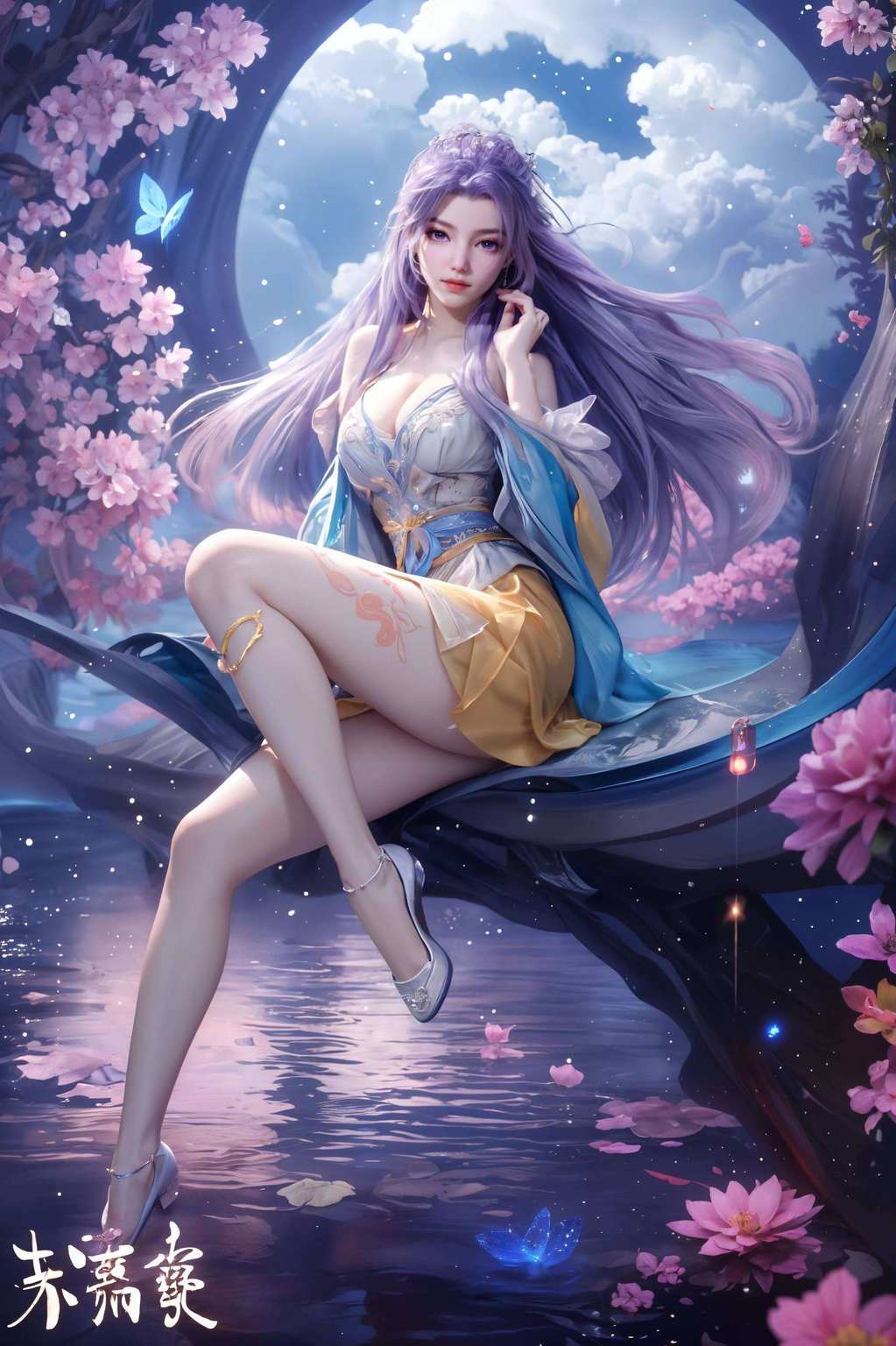 她们的倩影化作极简壁纸携手国漫女神