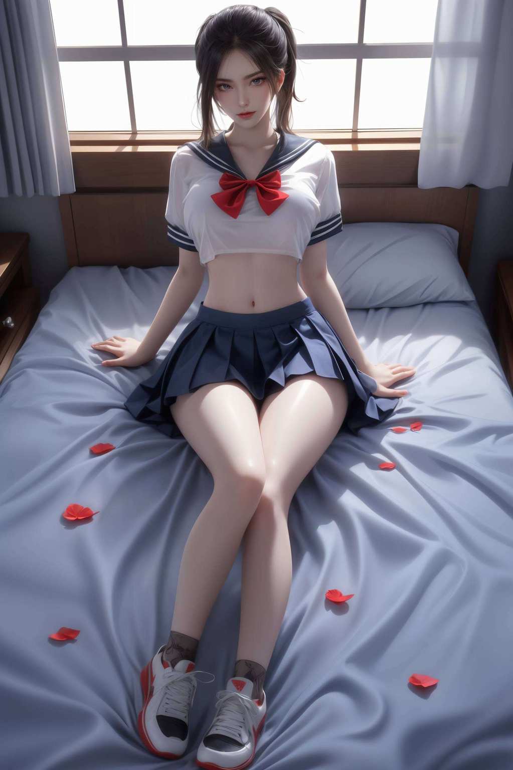 她的美如玄幻世界中的一抹绮丽色彩如今