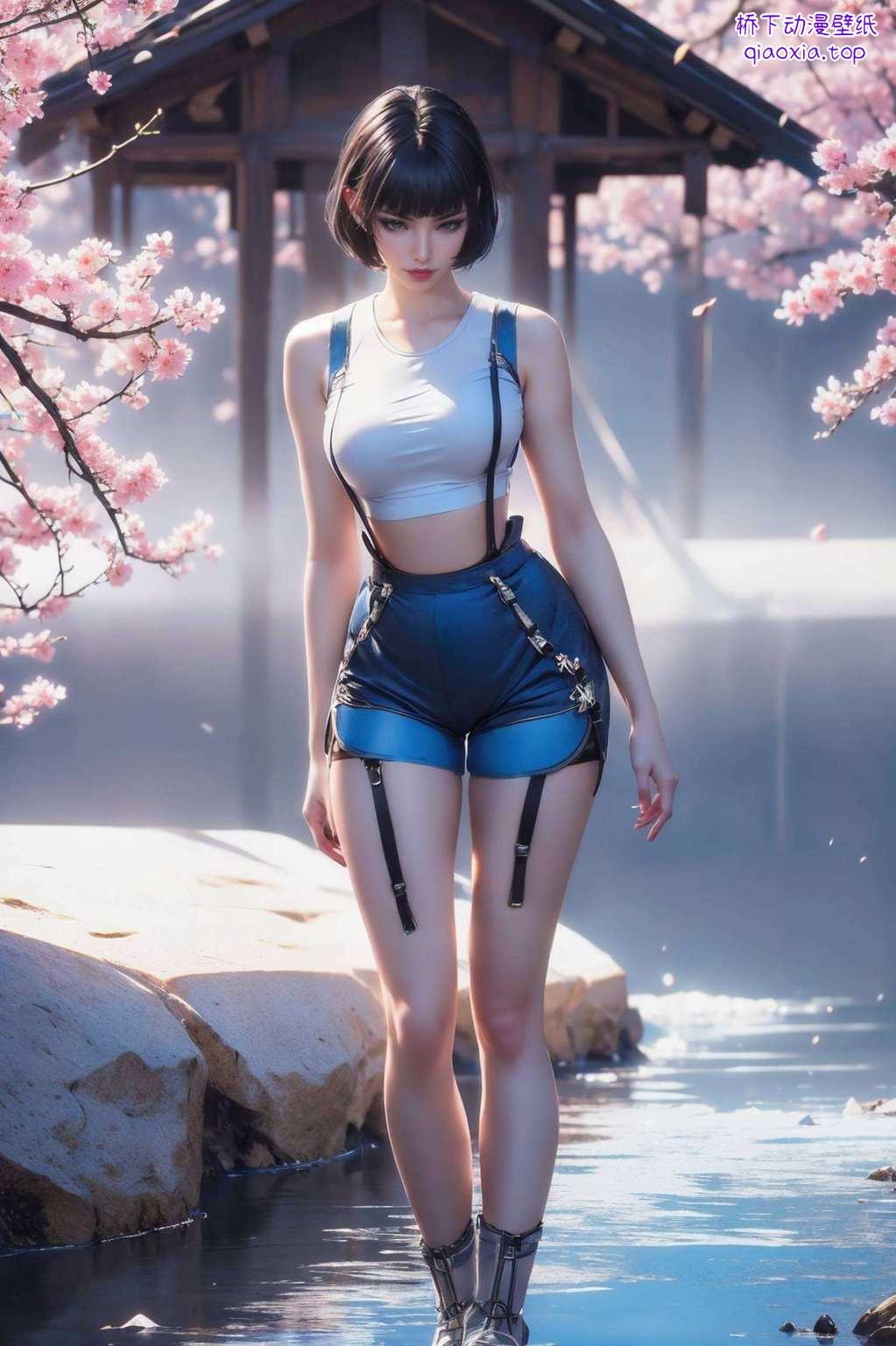 将国漫美女的灵动与动漫女神的优雅融为一体她的画法图片高清壁纸