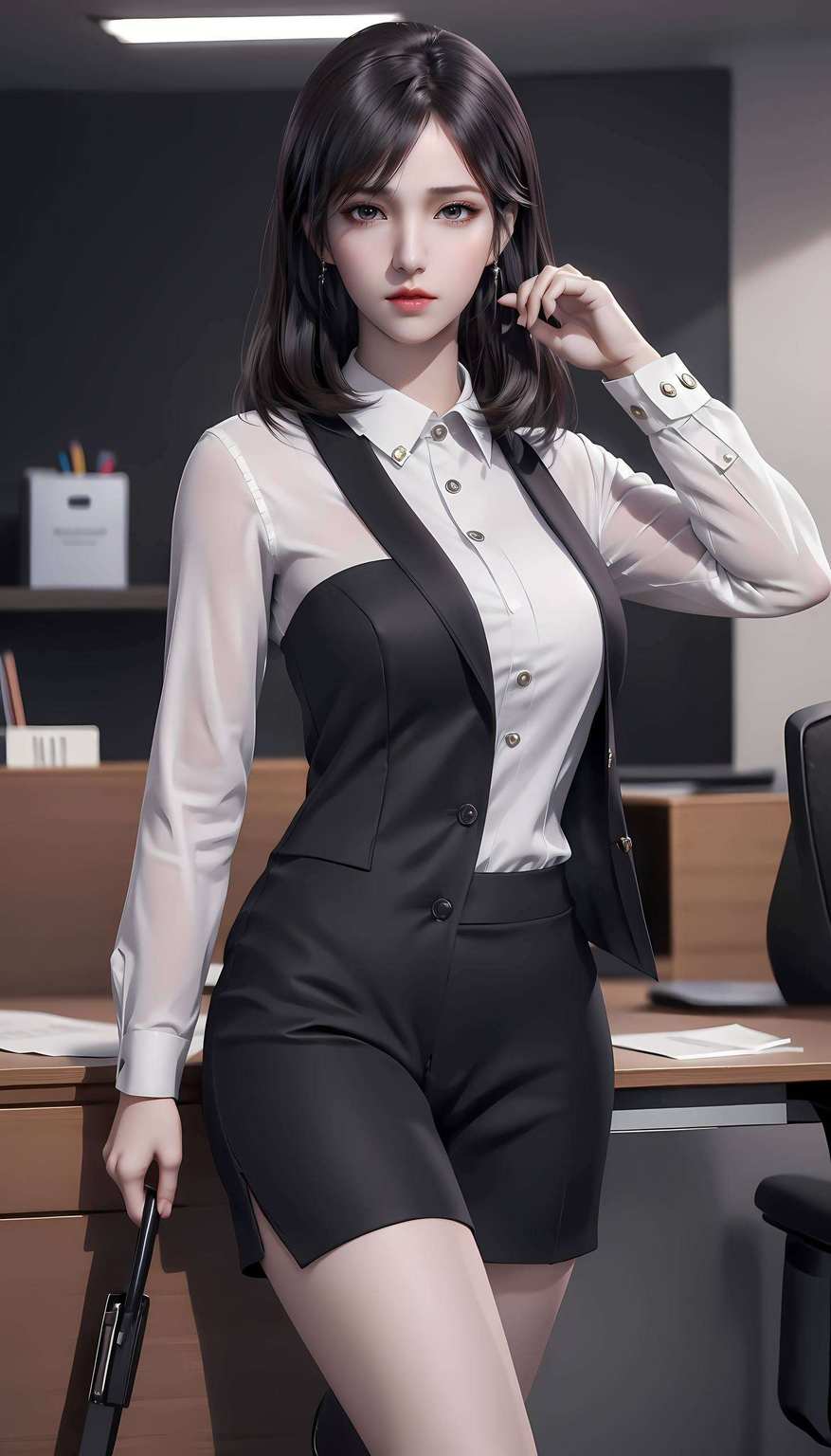 璀璨星空与徐欣女神的倩影交织国漫之美