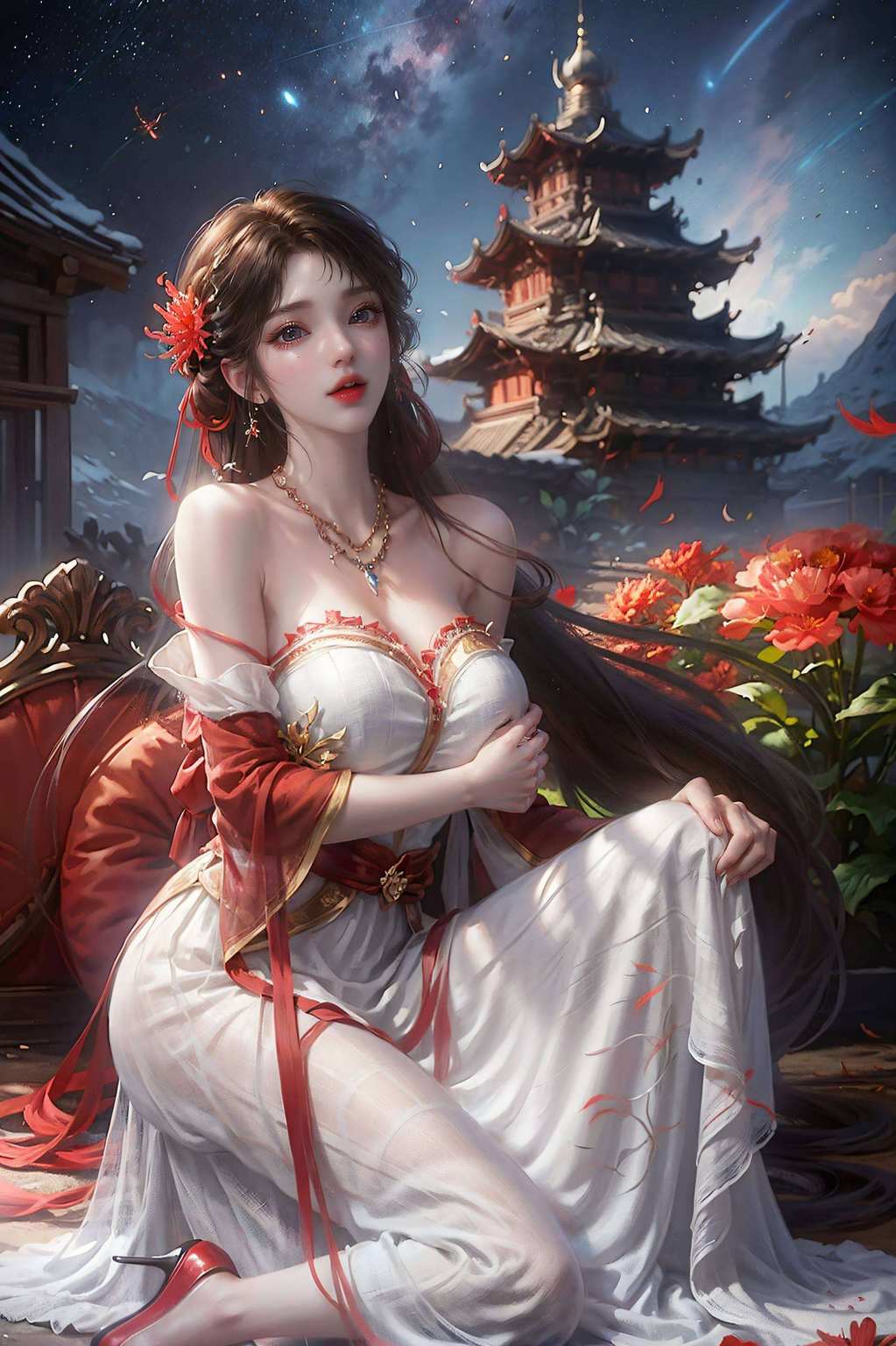 拥抱完美这可是火灵儿的专属待遇哦！快来体验这份完美世界的视觉盛宴吧！