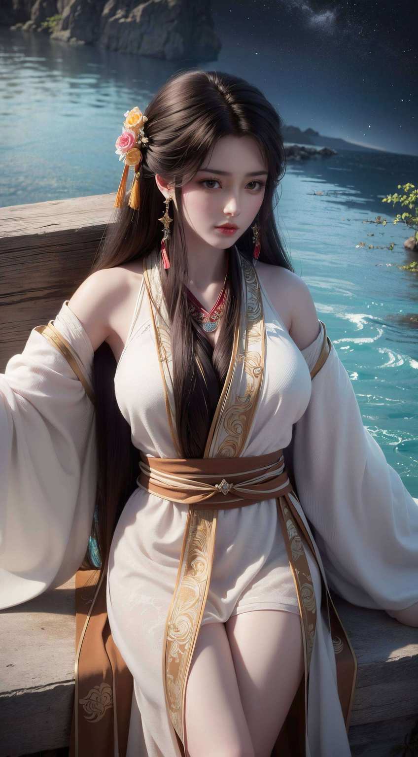 国漫女神和美女的双重加持石昊挥剑斩破虚空