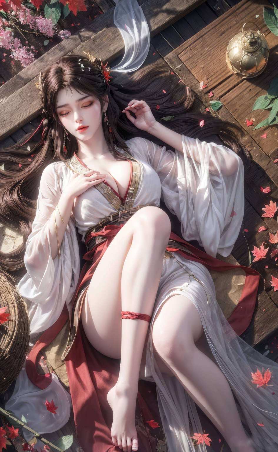 一身火焰缭绕想象一下