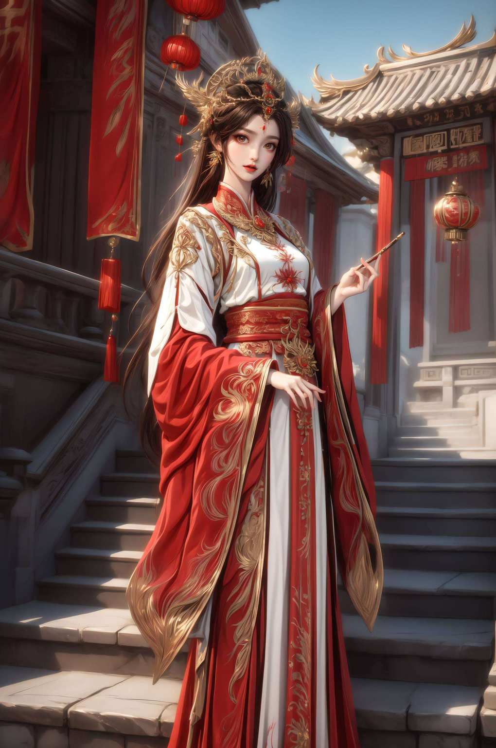 动漫女神韵无穷清漪壁纸映仙颜,国漫美女云曦现