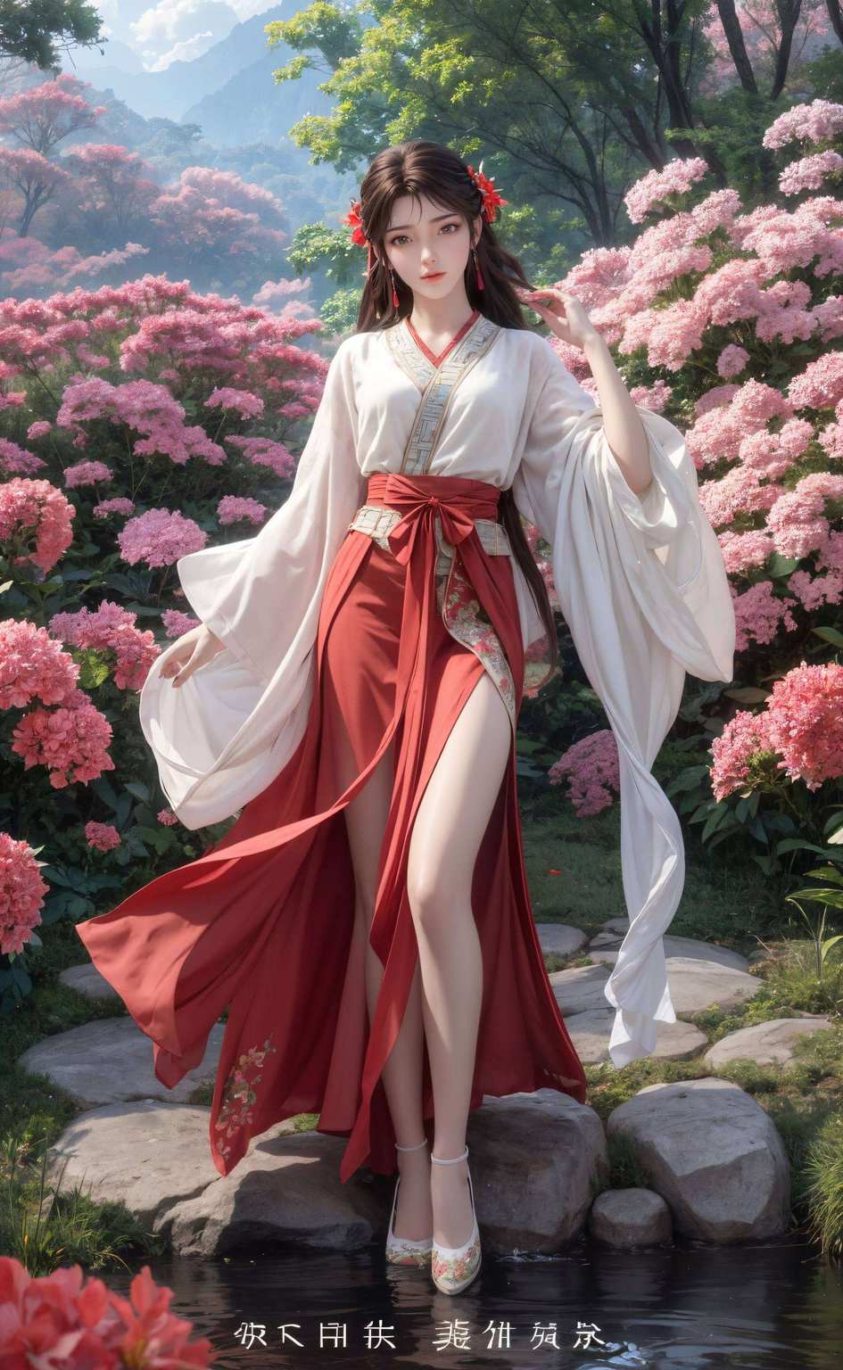 完美世界映碧空灵儿静态韵无穷