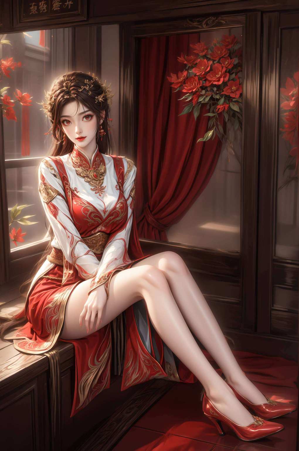 国产动漫中一位美女也火灵儿者