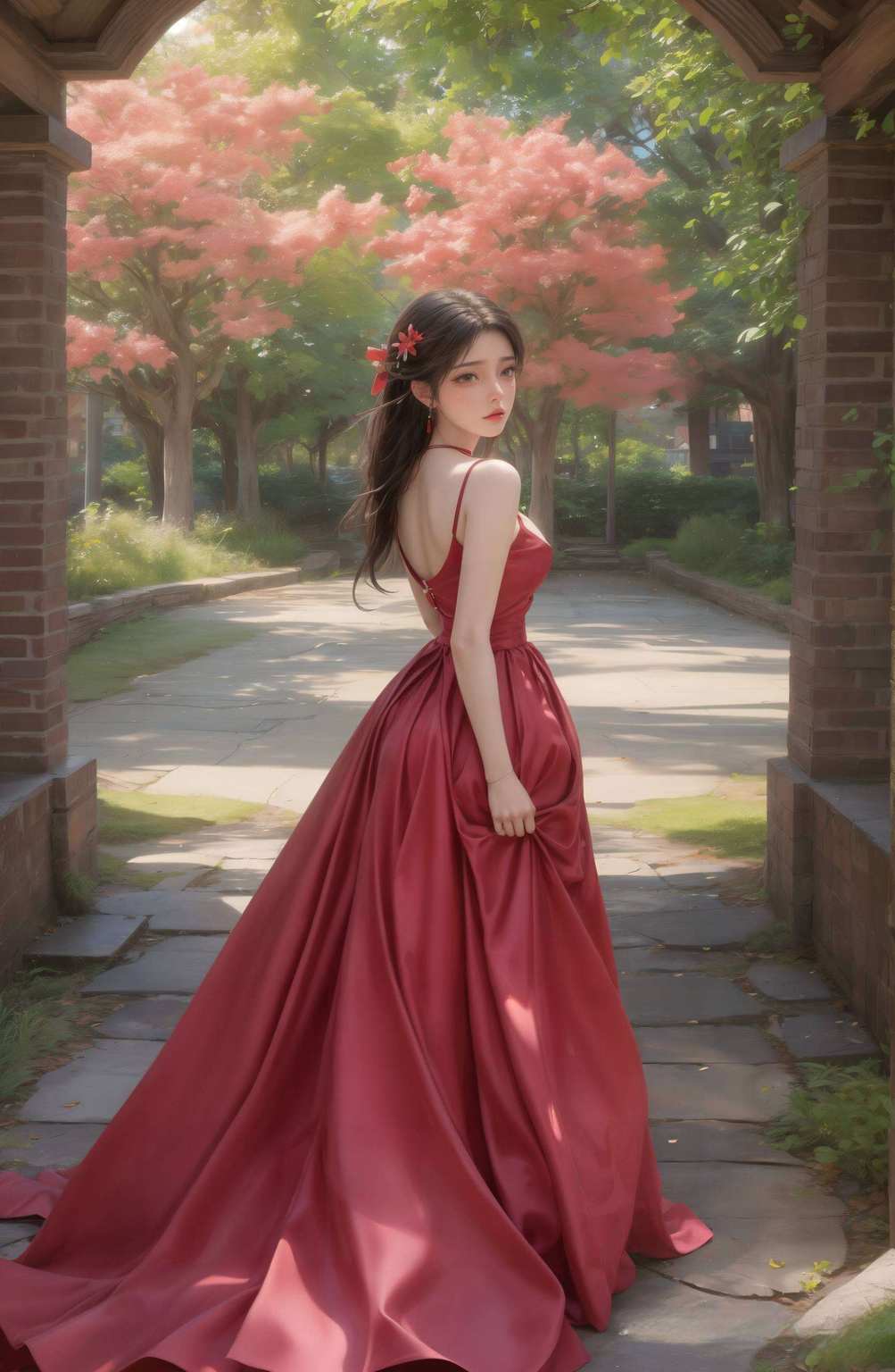 云曦映碧落；,石昊逐梦行女神风采永流传