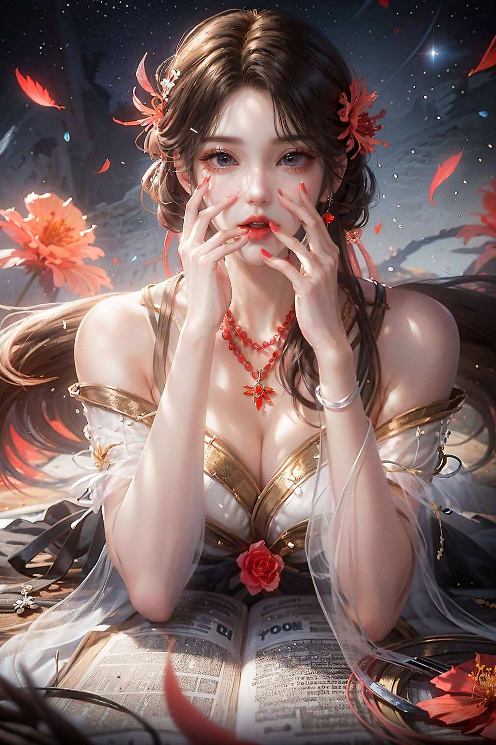 画卷壁纸展女神之美映