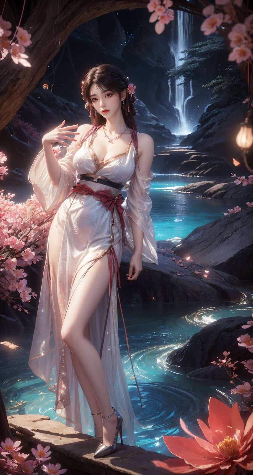 她是那完美世界中的一抹炽热火焰翩翩舞动间