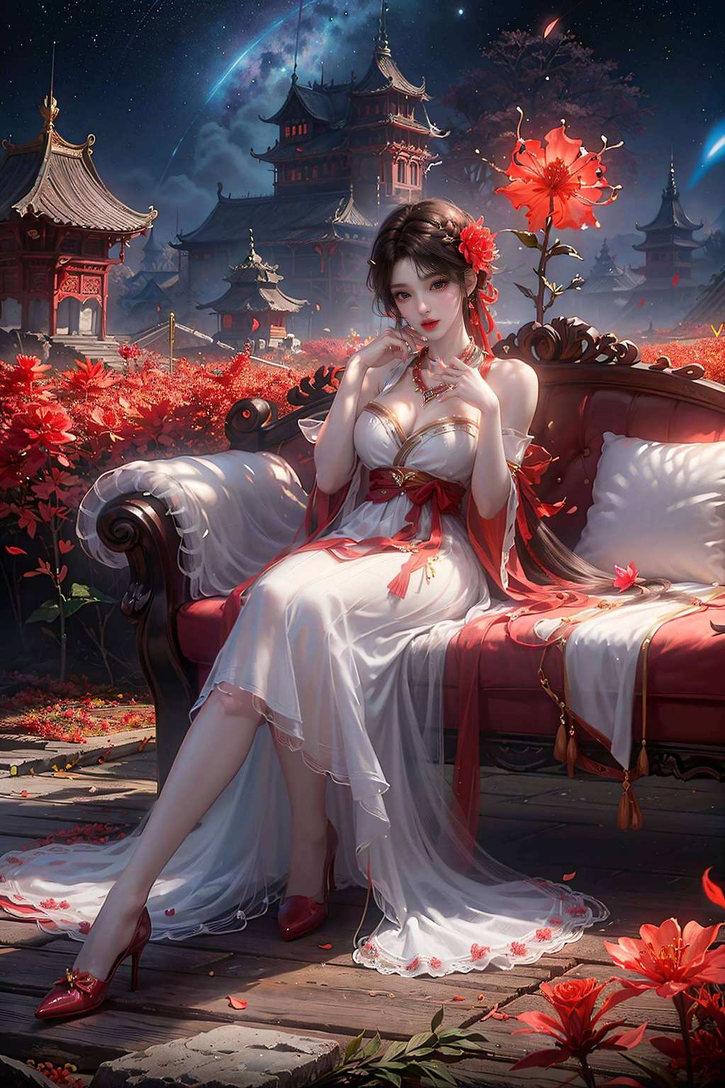她的美丽与勇敢并存动漫美女的魅力
