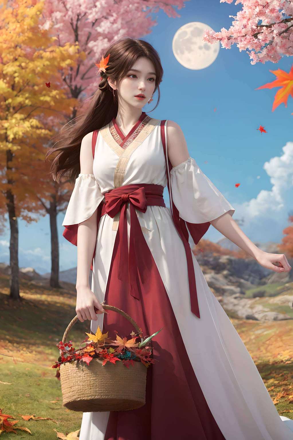 别瞪大了眼这位国漫美女的壁纸