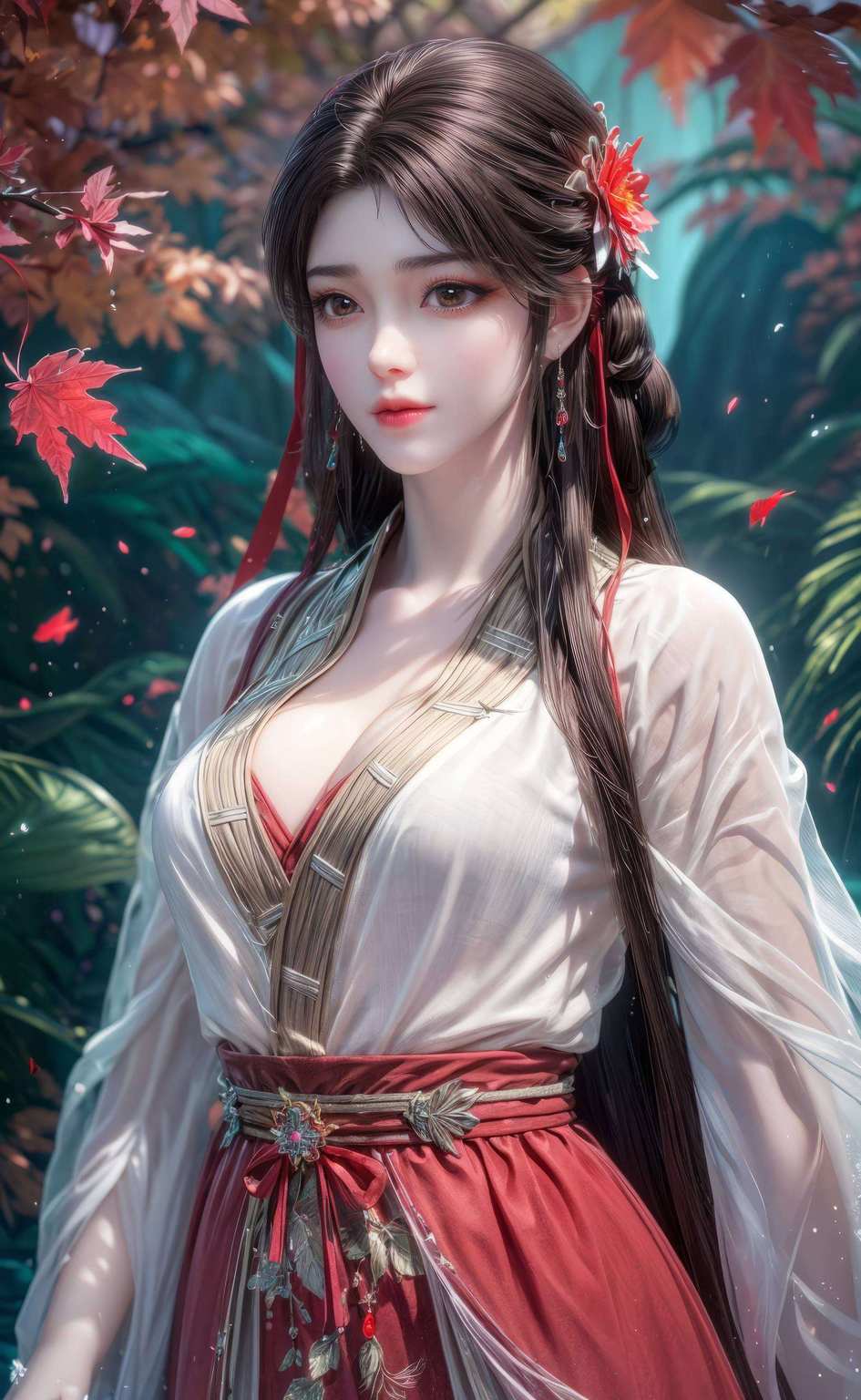 美艳动人来自完美世界的国漫女神