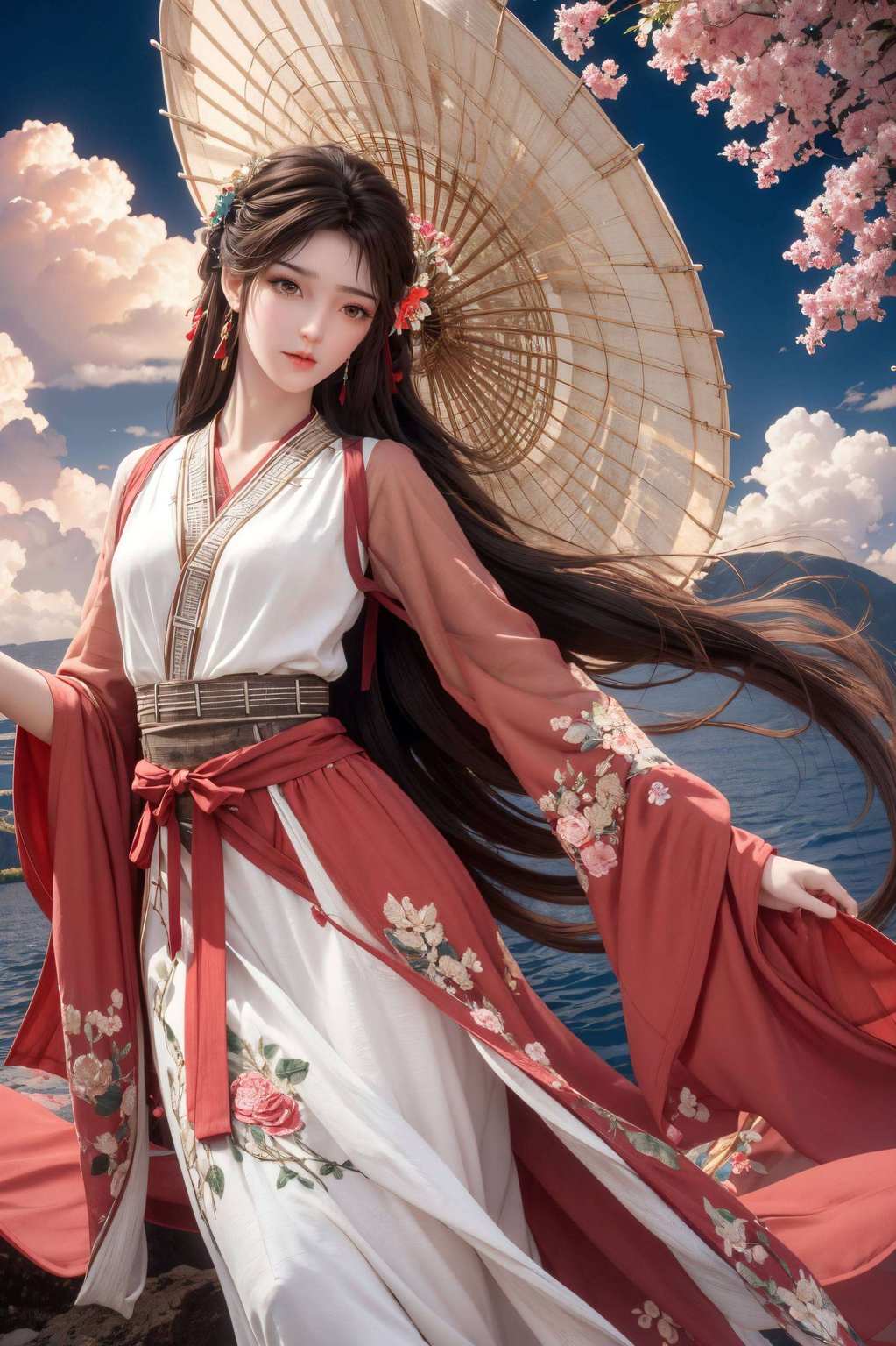 简直完美！火灵儿她的壁纸图片高清得能照出你的倒影