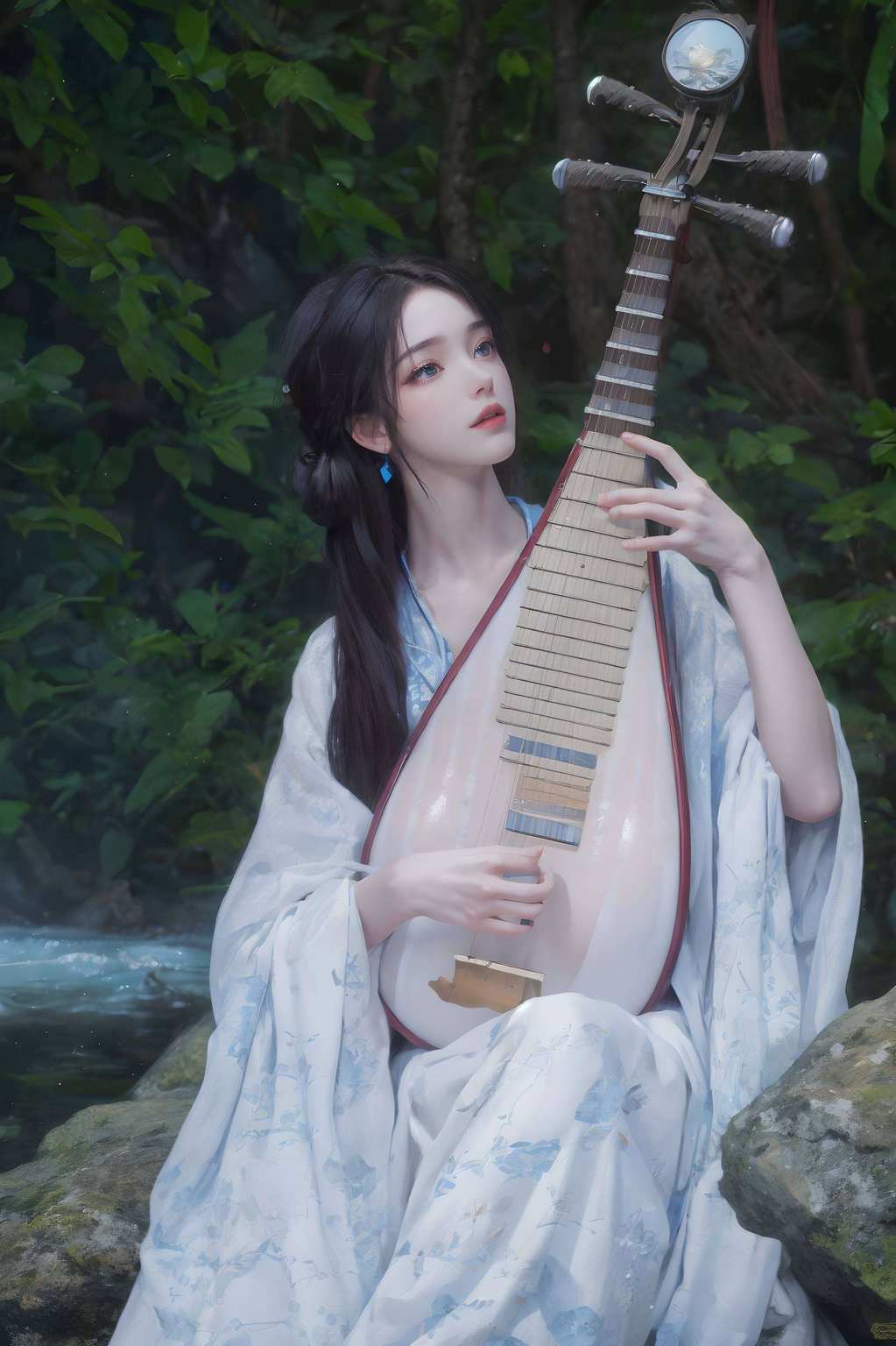 动漫美女映清辉八k超清壁纸展