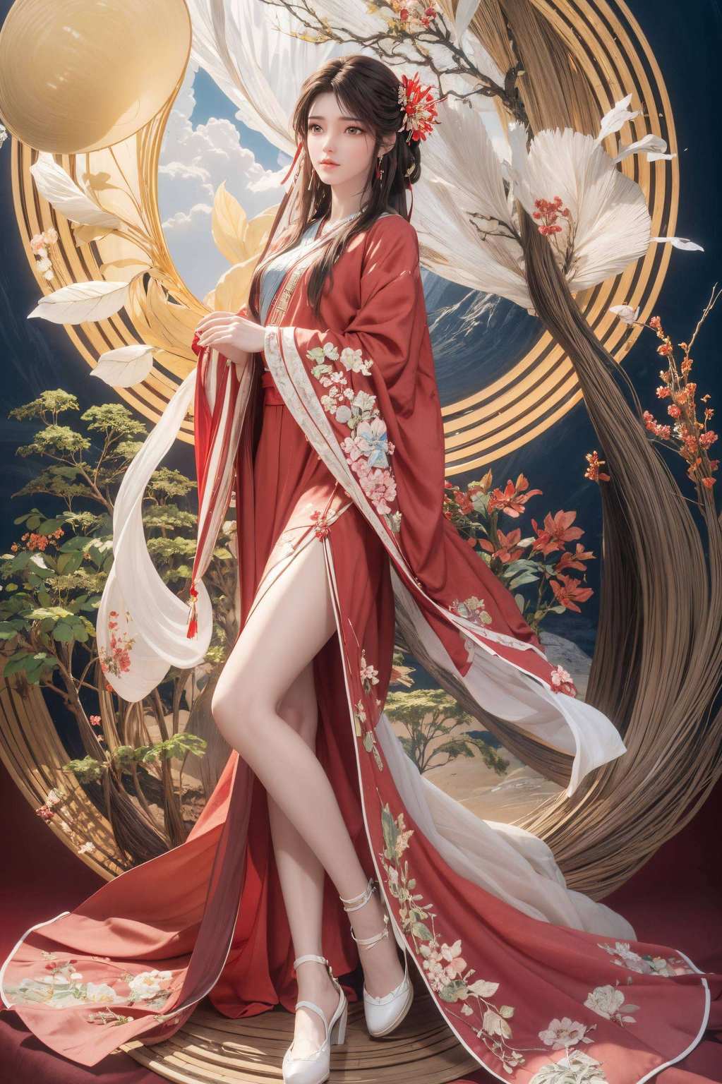 火灵儿翩翩舞玄幻意境