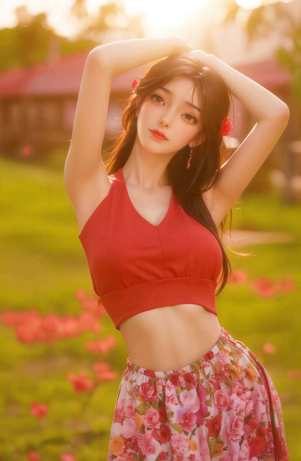 今天给大家带来一位国漫界的超人气女神——火灵儿！这位美少女不仅颜高身材好每天都能和她嘻嘻哈哈共度时光