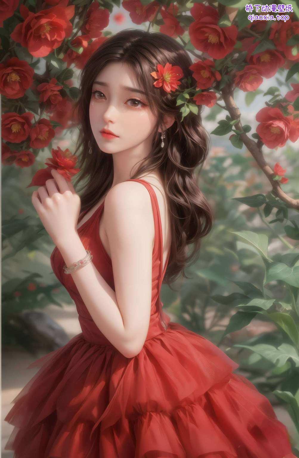 火灵儿每一个转身都仿佛带着玄幻世界的魔力