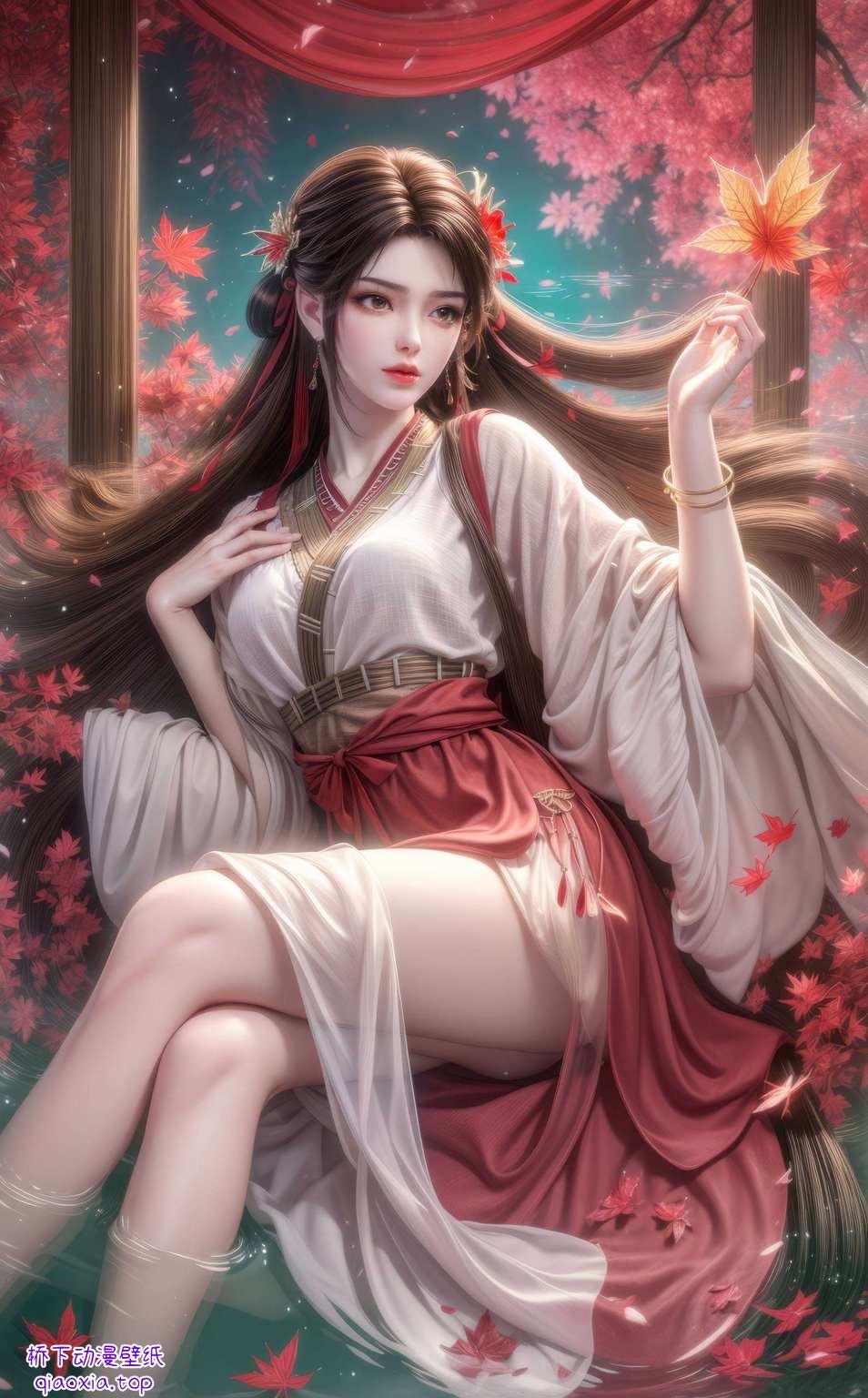 保证让你的iPhone桌面瞬间变身完美世界！瞧瞧这国漫女神那眼神电力十足