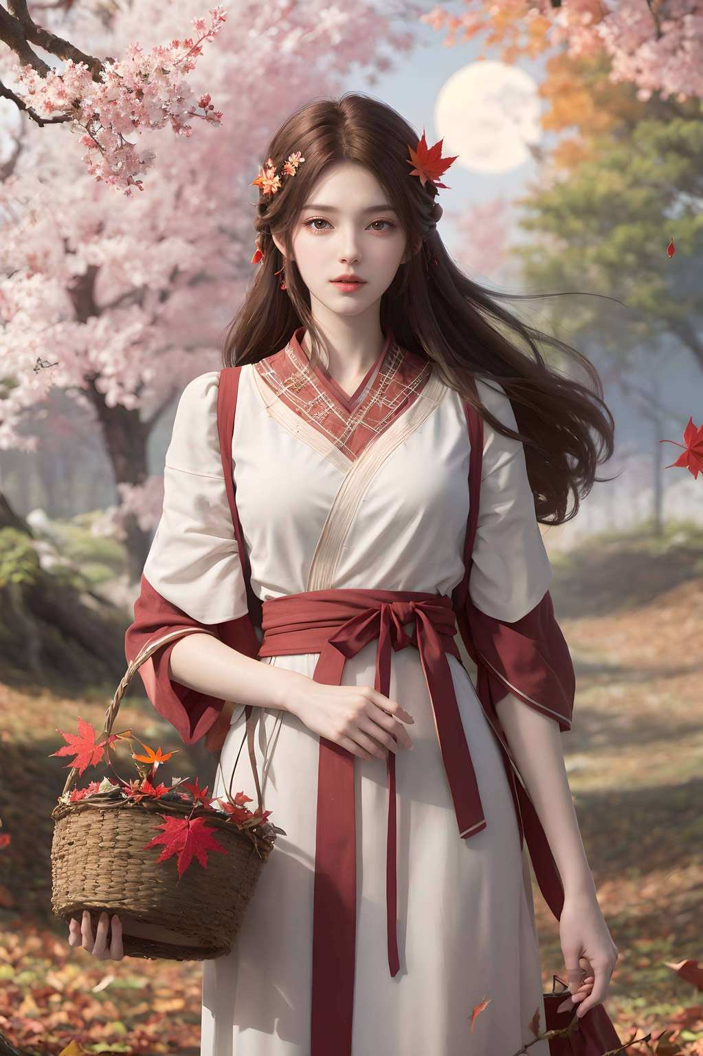 但这张壁纸上的她可是美得不要不要的