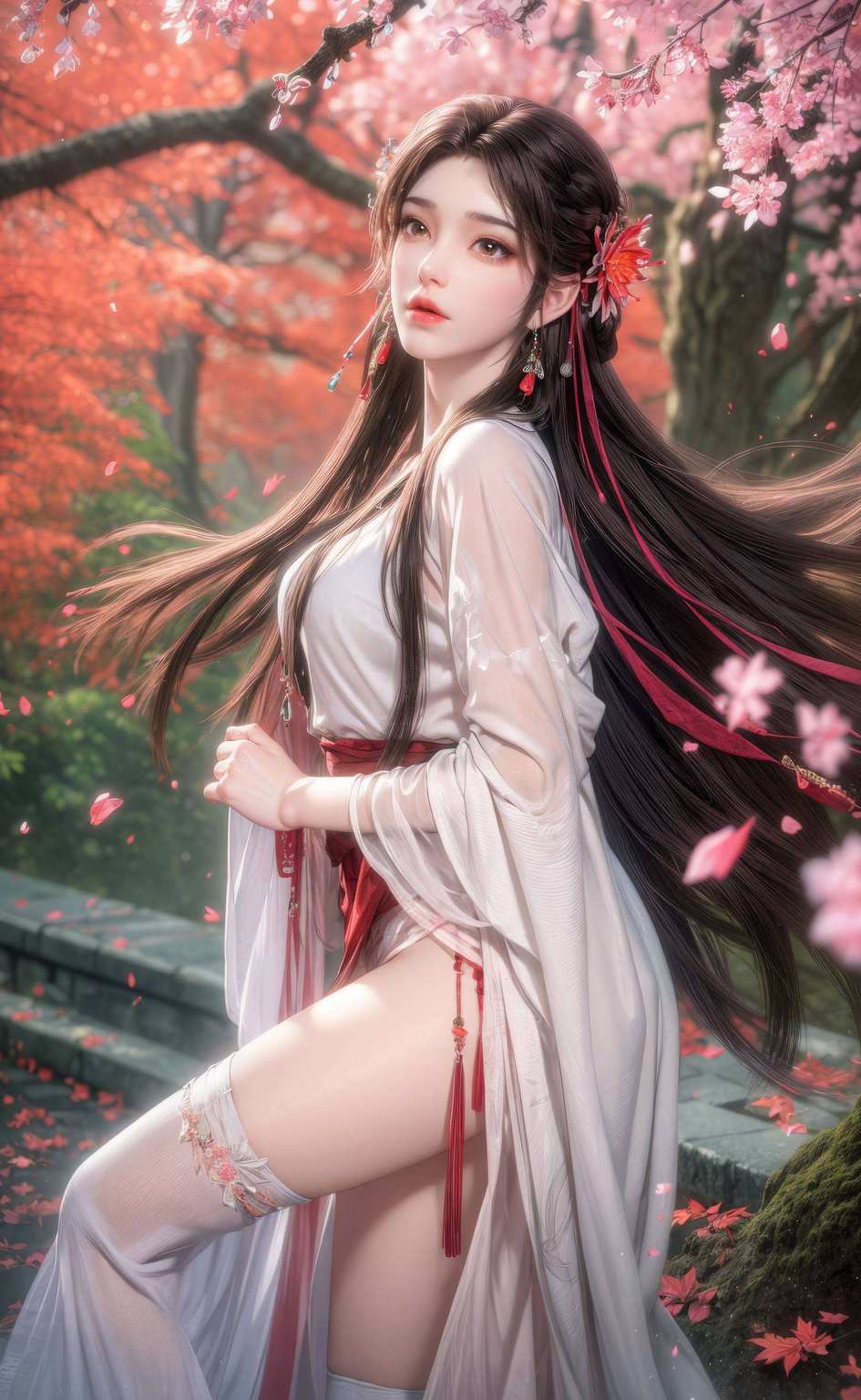 火灵儿翩翩舞动漫美女盈目中