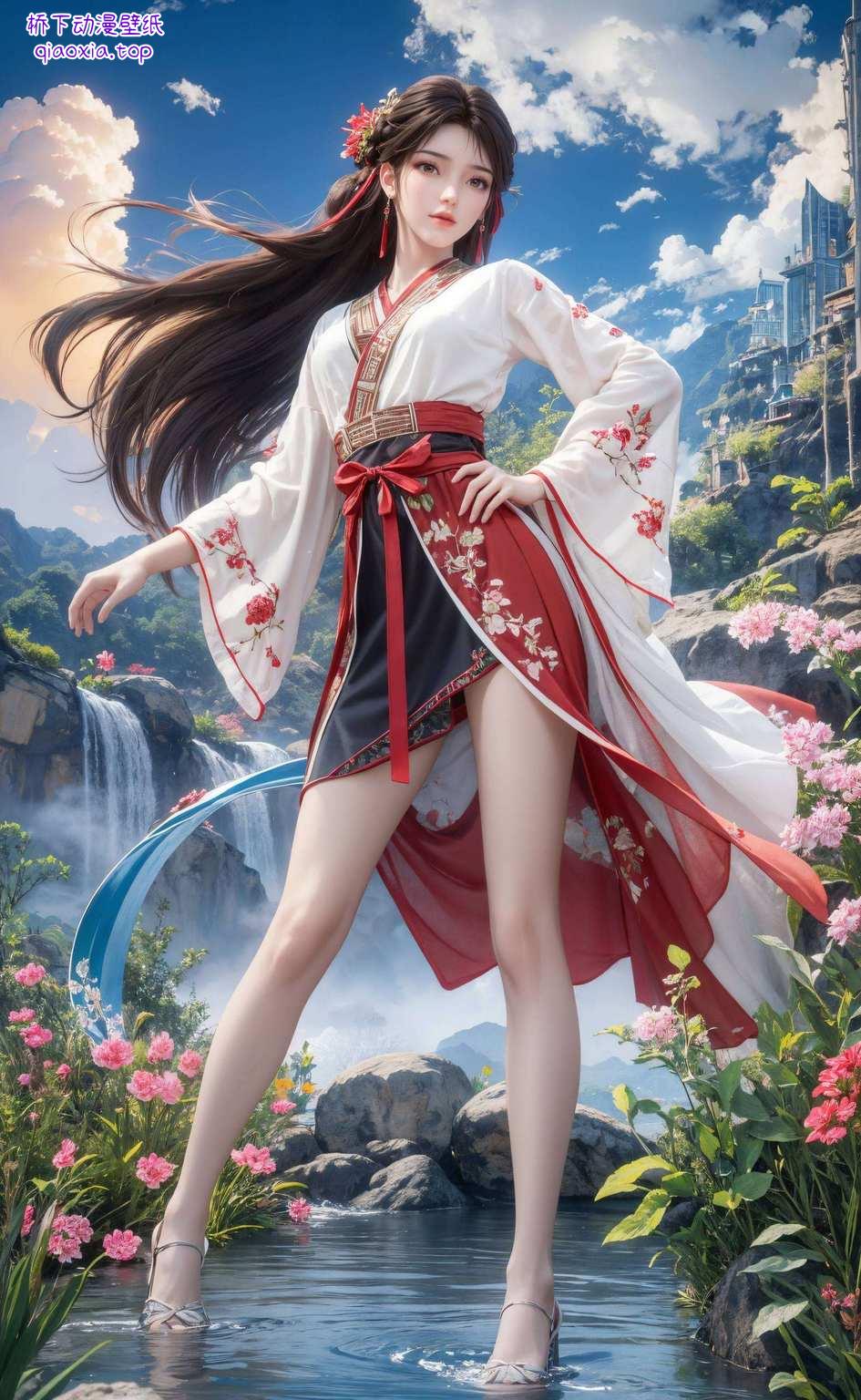 更在于那不经意间流露出的国漫美女风采火灵儿般的身影