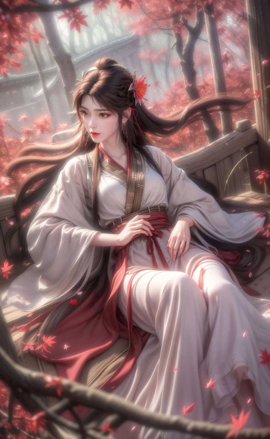 简直就像是壁画上跳脱的精灵这位国漫界的女神可真是让人眼前一亮！她在完美世界里舞动着的仙气