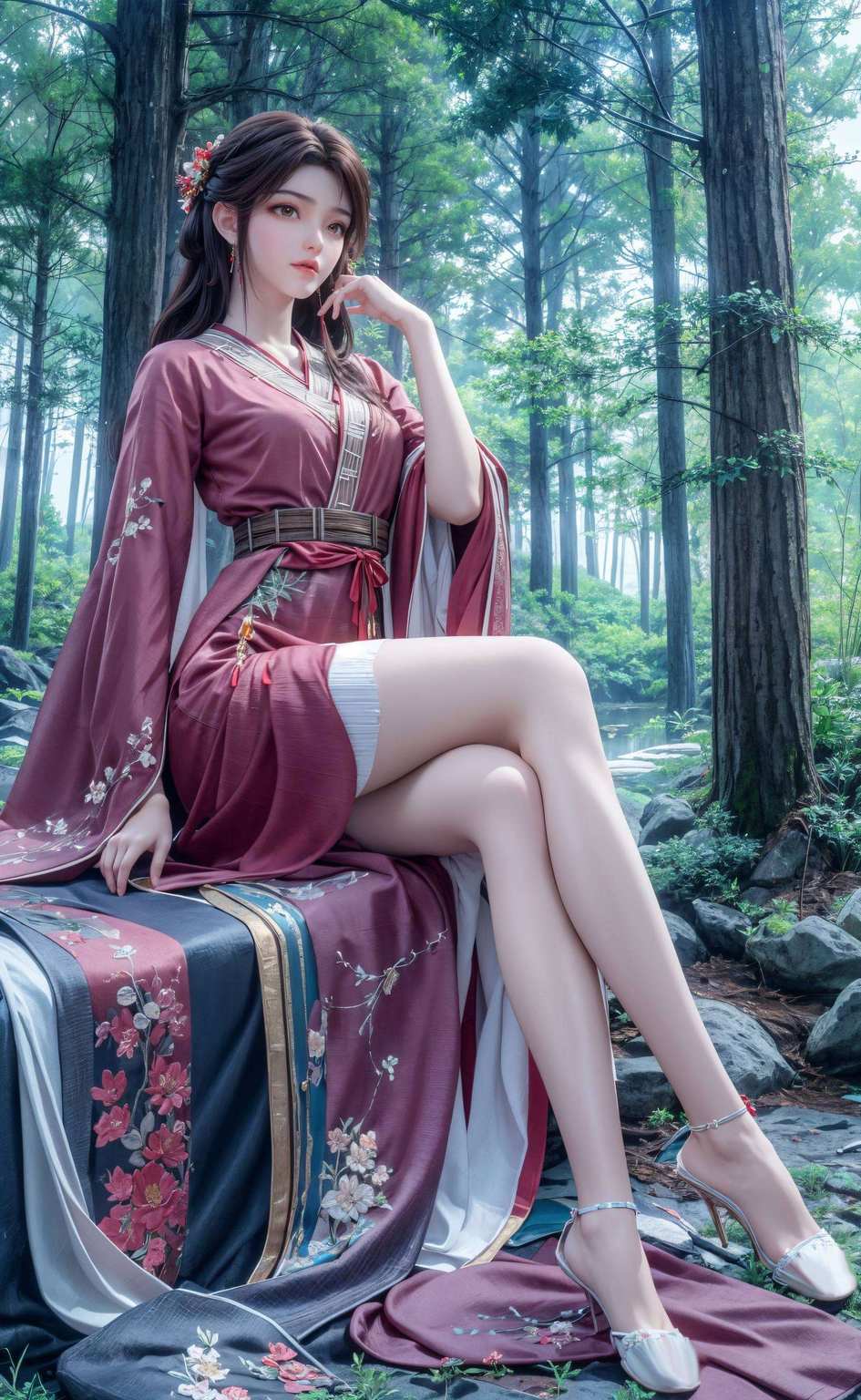 一屏绘千娇壁纸映清辉